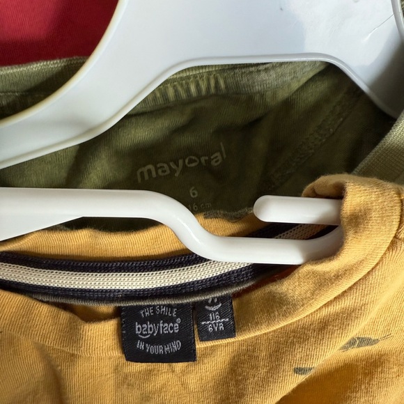 Graphic Tees and Hoodie Set - Green, Yellow, Red, White - Picture 9 of 11